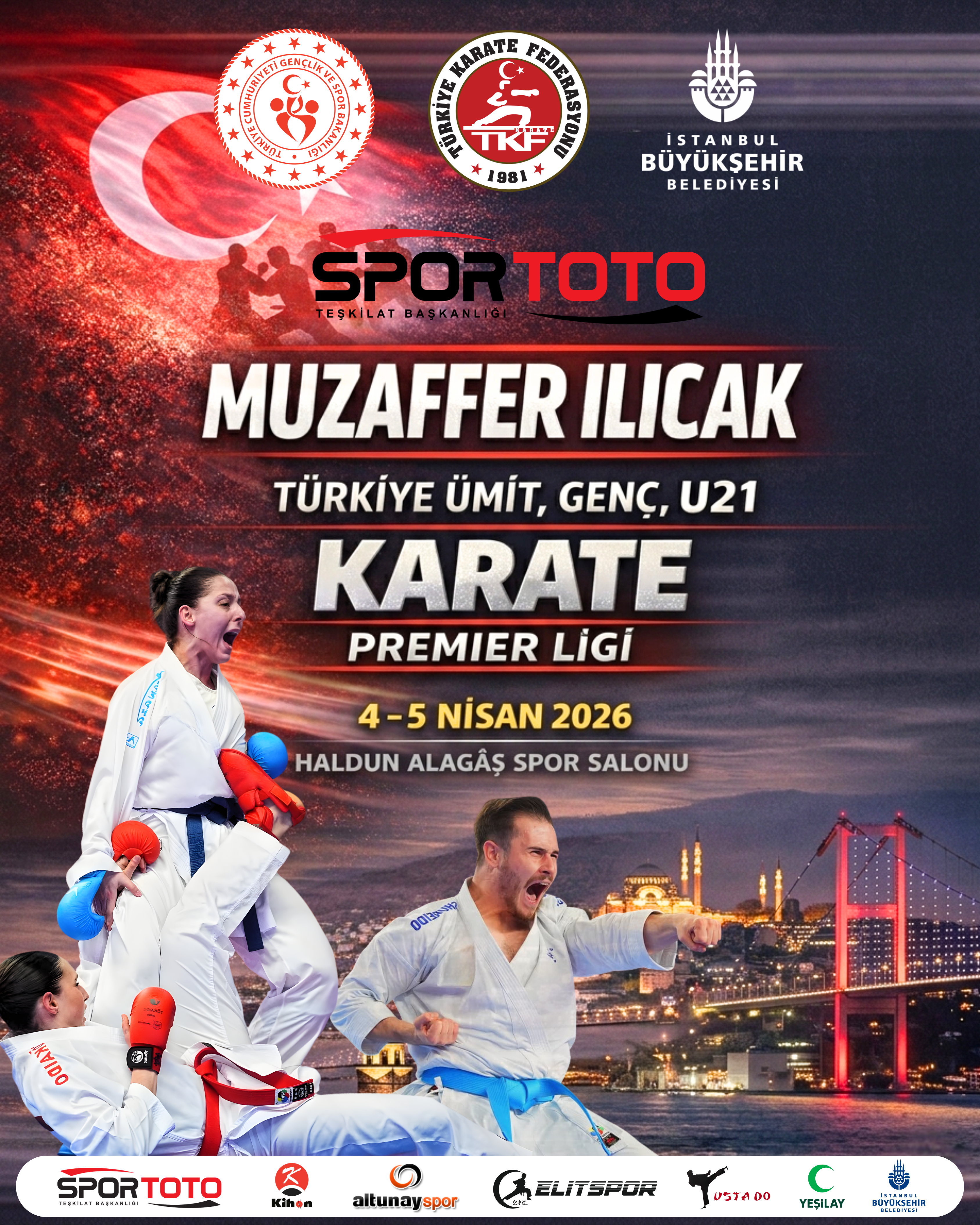 SPORTOTO MUZAFFER ILICAK TÜRKİYE ÜMİT, GENÇ, U21 KARATE PREMİER LİGİ